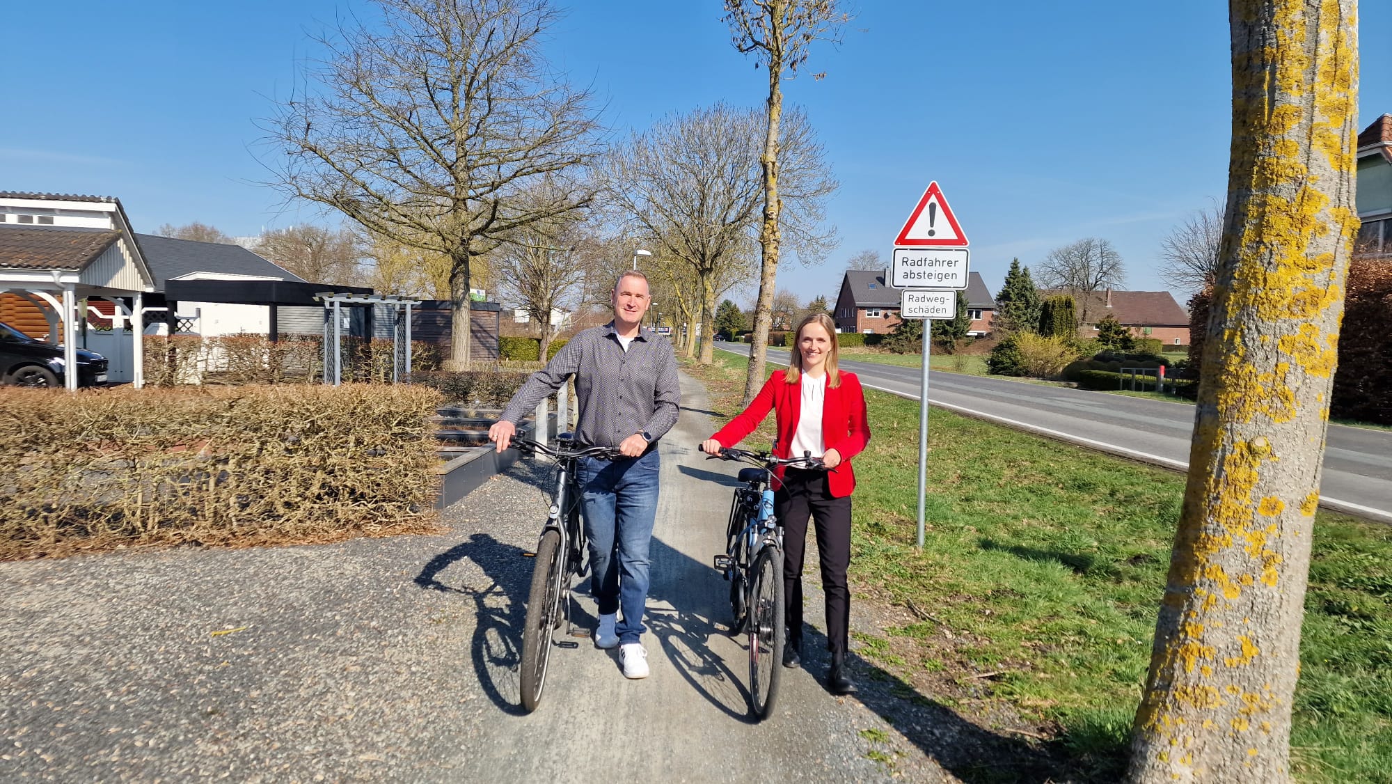 S�ren Hamann und Birte Gli�mann